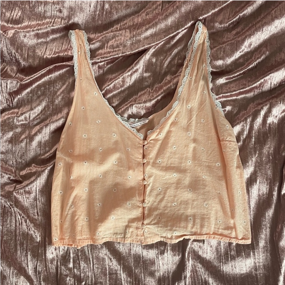 Victoria's Secret Pink Sleep Shirt with Daisy Details